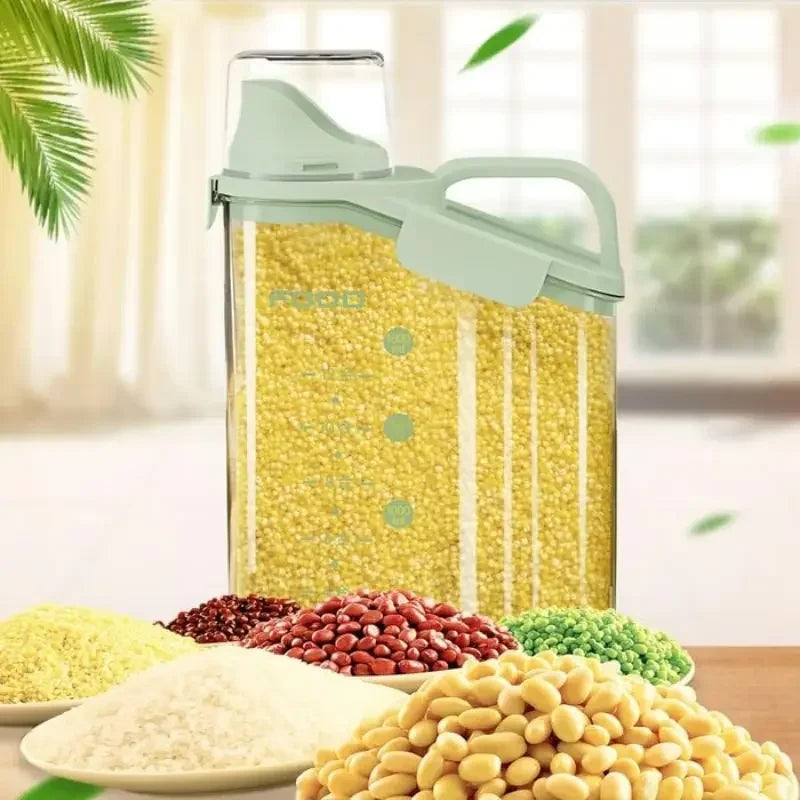 Clear Airtight Cereal Storage Container
