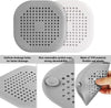 Silicone Shower Drain Hair Catcher