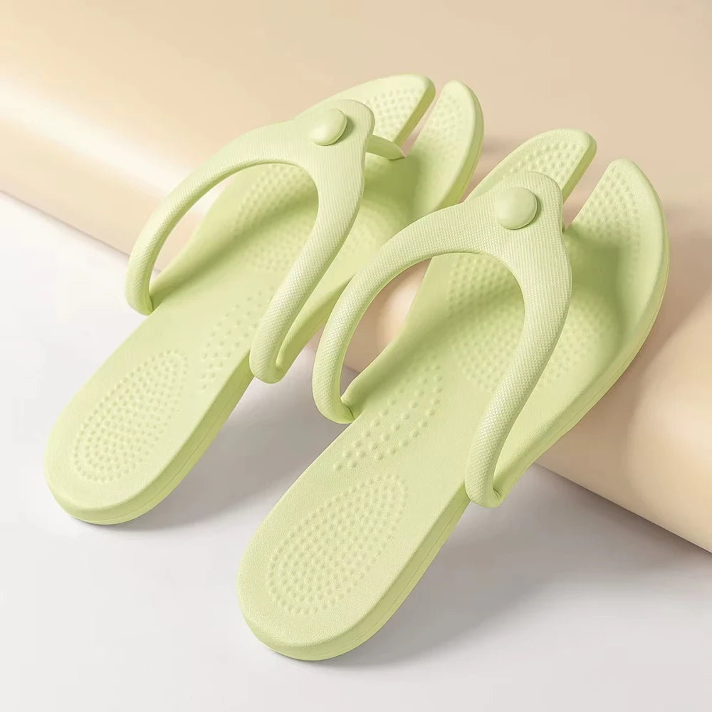 Foldable EVA Beach Flip Flops