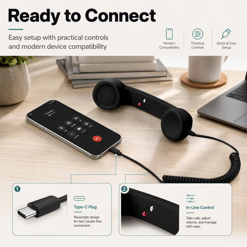 Retro Wired Handset