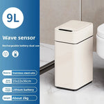 Stainless Steel Automatic Bathroom Trash Can
