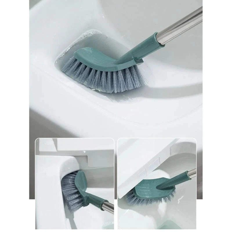 Curved Handle Toilet Bowl Scrubber