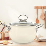 Enameled Cast Iron Soup Pot