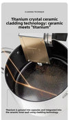 White Ceramic Stainless Soup Pot