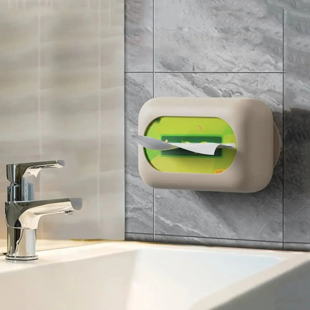 Silicone Suction Cup Tissue Box