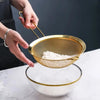 Stainless Steel Golden Oil Strainer