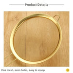 Stainless Steel Golden Oil Strainer