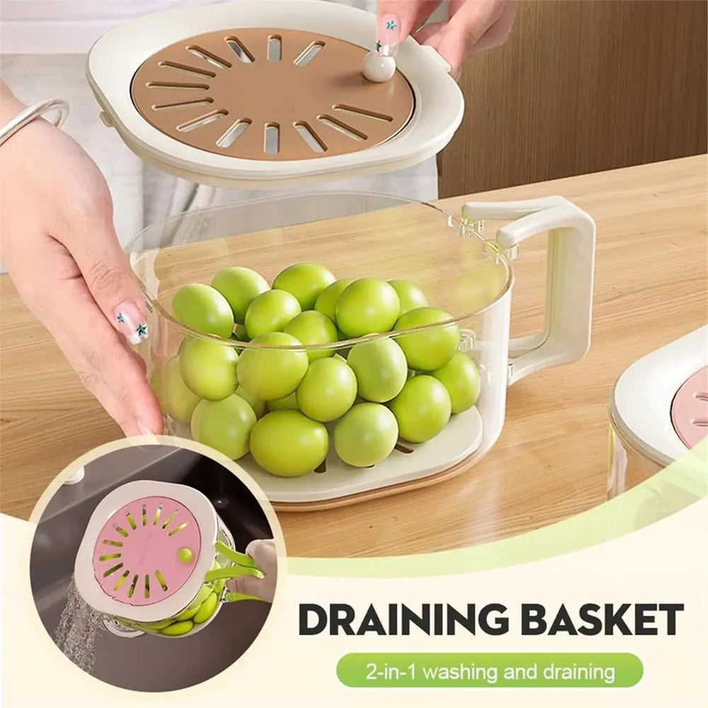 Foldable Draining and Preservation Basket