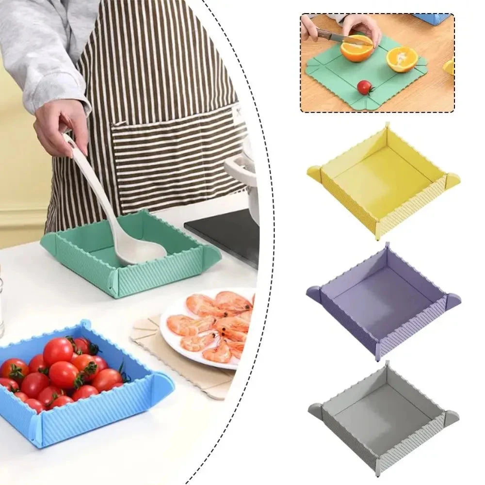 Foldable Magnetic Silicone Trivet