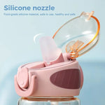 Transparent Leakproof Straw Water Bottle