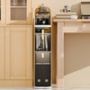 Narrow Rolling Bathroom Storage Cabinet