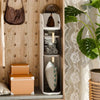 Narrow Rolling Bathroom Storage Cabinet