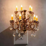 Chandelier Style Dimmable Flame Night Light