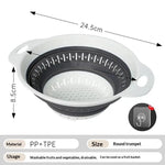 Collapsible Silicone Fruit and Vegetable Washing Strainer