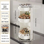 Minimalist Steel Rotary Seasoning Rack
