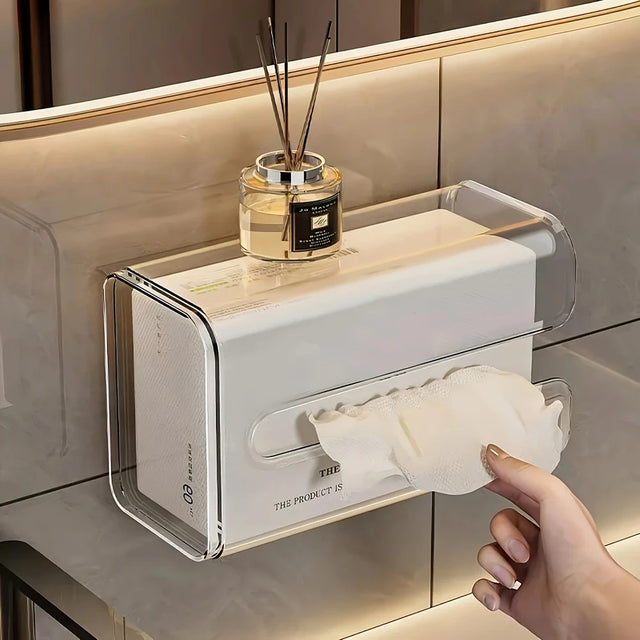 Wall Mount Tissue Box Holder