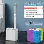 Disposable Toilet Brush Set