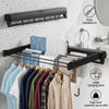 Wall Mounted Retractable Clothes Drying Rack