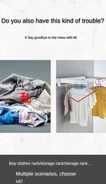 Wall Mounted Retractable Clothes Drying Rack