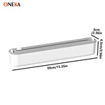 Refillable Plastic Wrap Dispenser With Cutter
