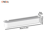 Refillable Plastic Wrap Dispenser With Cutter