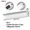 Refillable Plastic Wrap Dispenser With Cutter