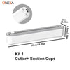 Refillable Plastic Wrap Dispenser With Cutter