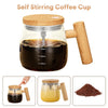 Glass Electric Self Mixing Mug