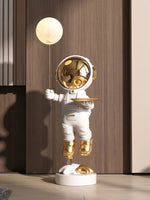 Modern Astronaut Statue Tray