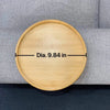 Natural Wood Sofa Armrest Tray