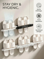 Wall Mounted Slipper Storage Rack