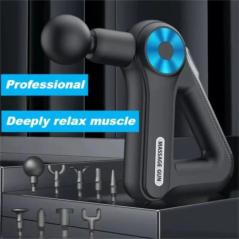Electric Triangular Massage Gun For Muscle Soreness Relief