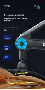 Electric Triangular Massage Gun For Muscle Soreness Relief