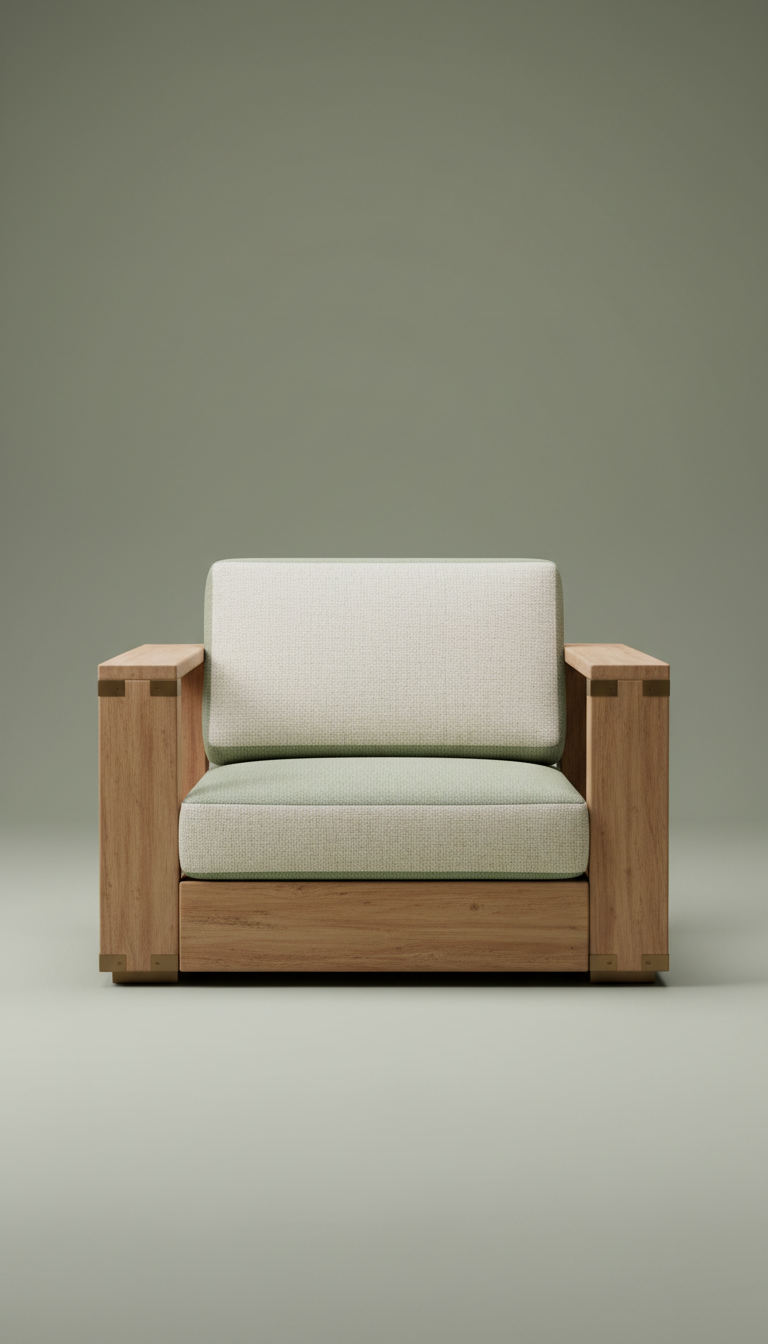 Teak Modular Lounge Sectional