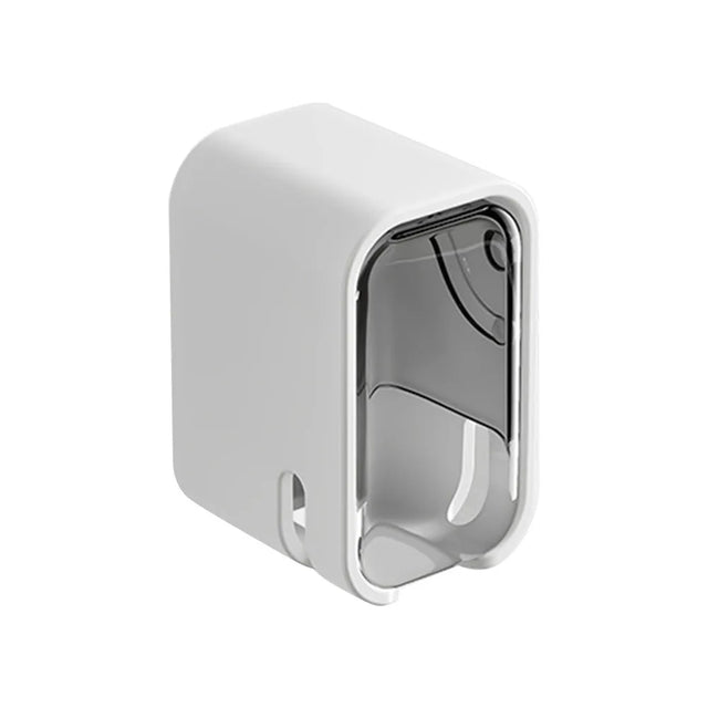 Portable Dustproof Toothbrush Holder Flip-top Wall Mounted Toothbrush Rack Toothbrush Storage Box