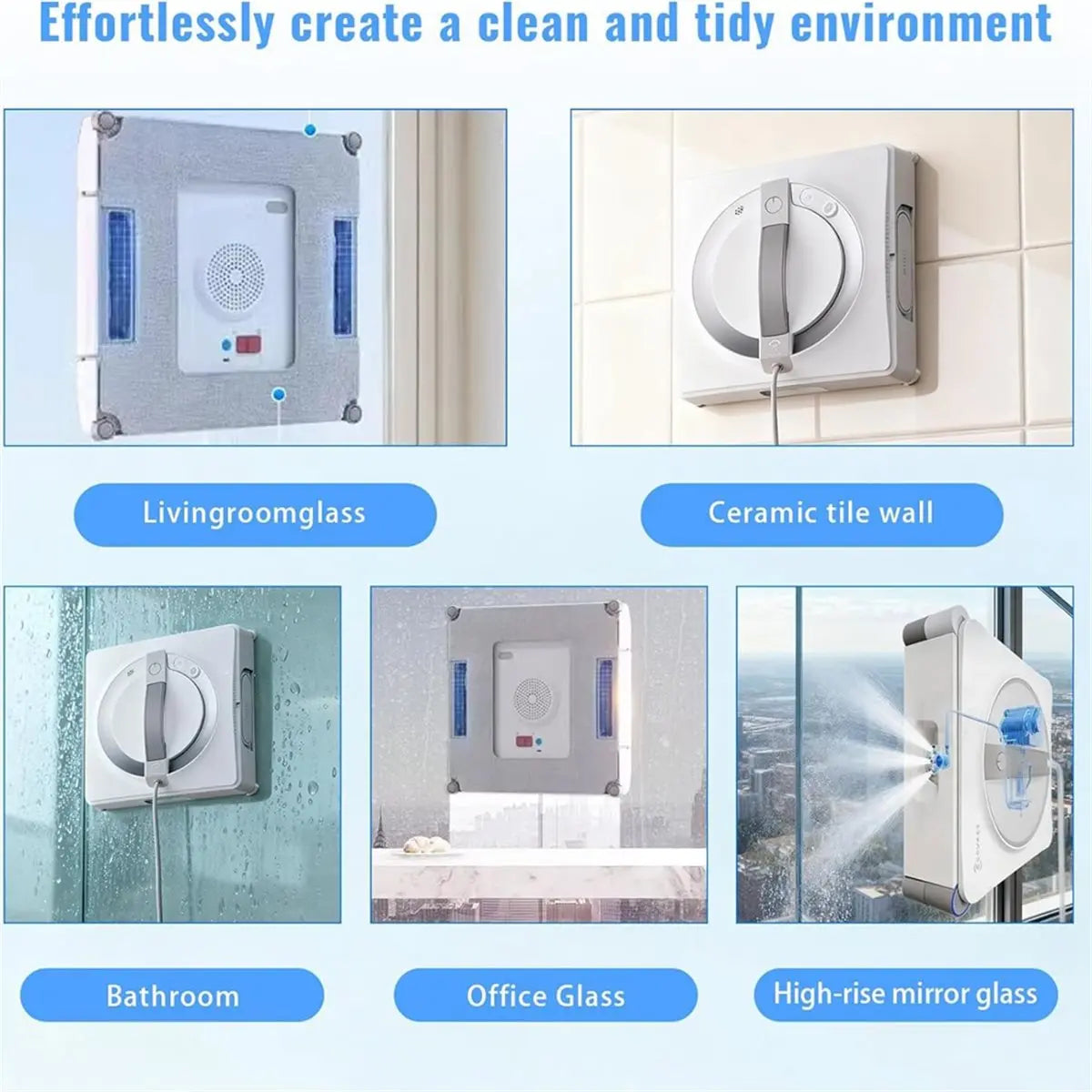 Cleaning Cloths for Winbot W2 PRO Omni/W2 Pro/W2/W1 Pro/W1 Window Cleaning, Washable Microfibre Cleaning Pad