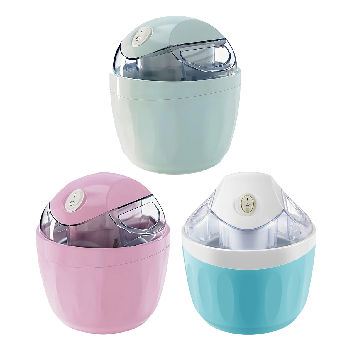 Single Serve Personal Ice Cream Maker Just 15 Minutes Personal Gelato & Sorbet Machine One-Touch Ideal for Summer Desserts