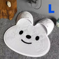 1Pc Silicone Foot Massage Mat, Anti Slip Shower Foot Scrub Pad Exfoliating Dead Skin Remover Bathroom Bath Mat for Feet Cleaning