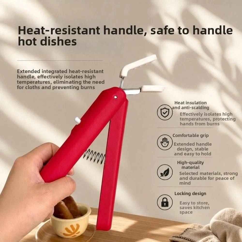 Non-Slip Anti Scalding Clip Creative Heat-Resistant Anti-hot Bowl Plate Clips Multifunctional Ergonomic Dish Lifter Clamp